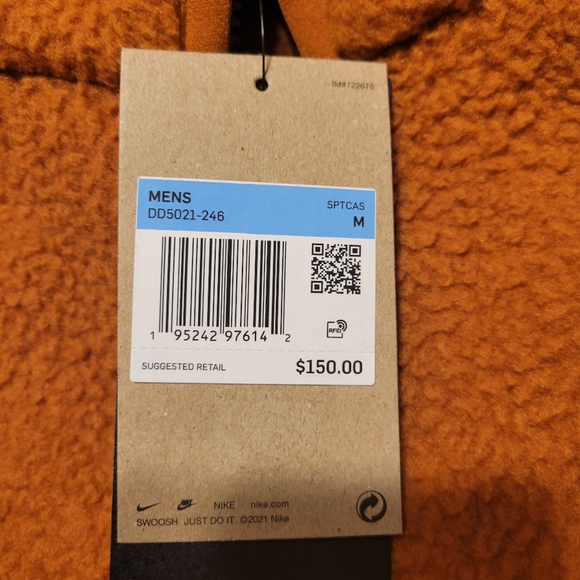 Nike Sportswear Sport Essentials+ Men's Fleece Full-Zip Jacket - Picture 7 of 16